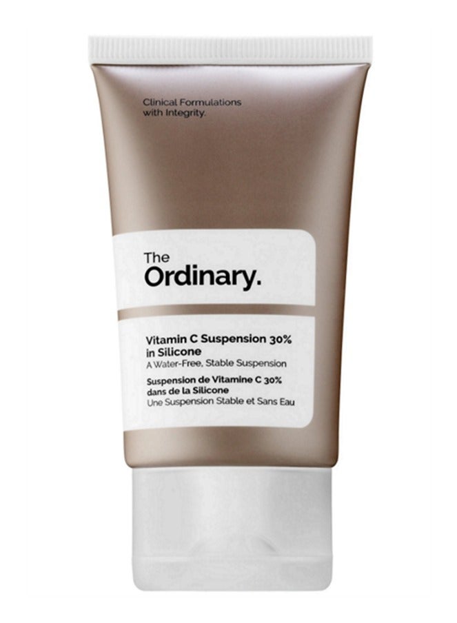 ذا أورديناري Vitamin C Suspension 30 In Silicone A Powerful Vitamin C Brightening Formula With A Cream Like Feel 30 مل